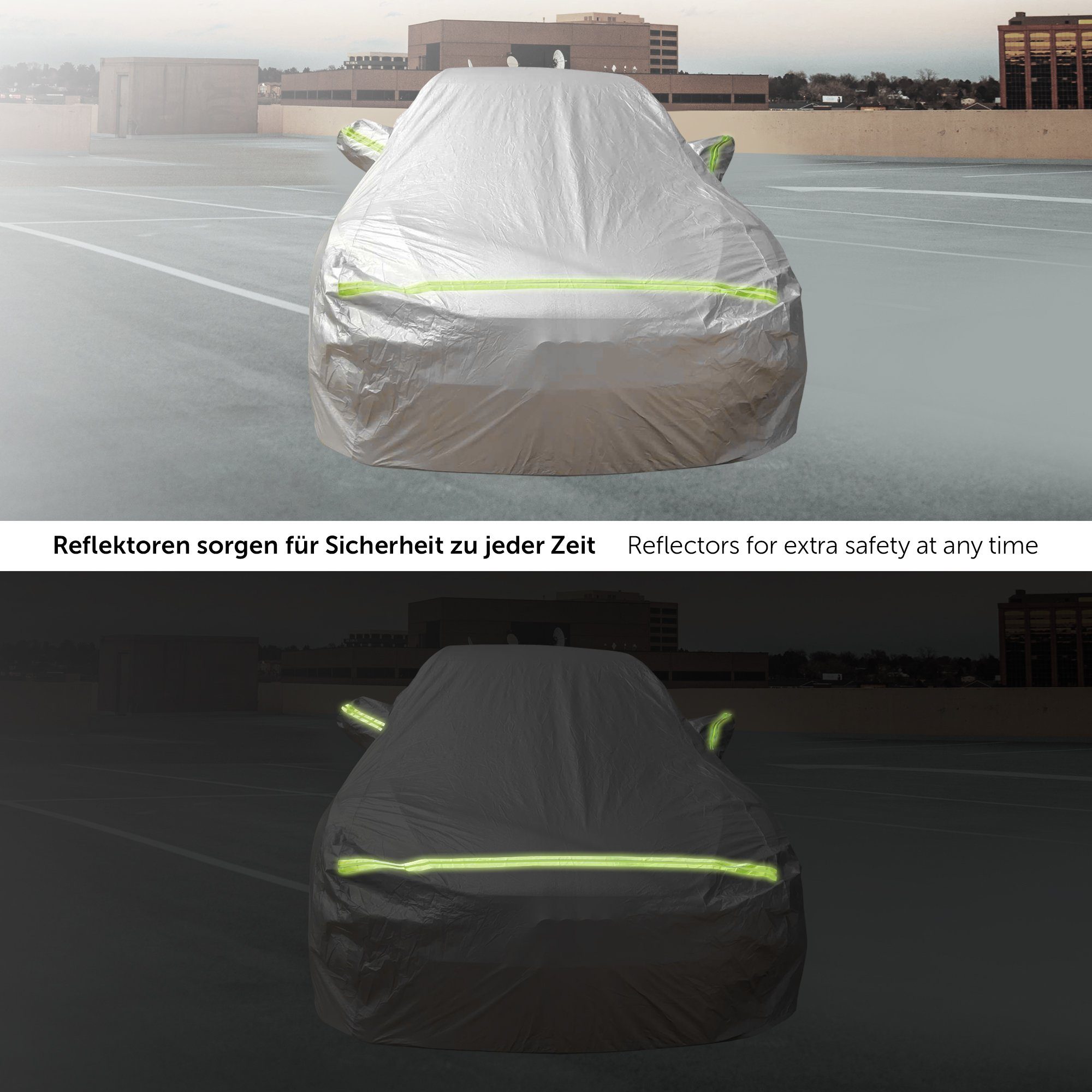 Macari Autosonnenschutz Autoabdeckung Auto Abdeckplane Auto Garage Abdeckung Autoplane