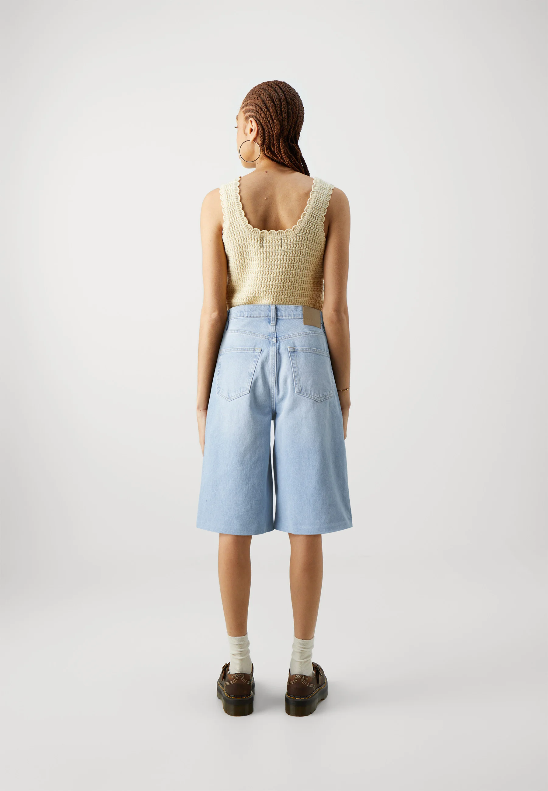 Consciente VMROWENA LARGO ANCHO - Shorts vaqueros