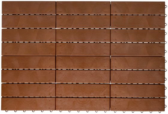 UPP Klickfliesen Optik Holzdiele, 24 St., 2,16 m²