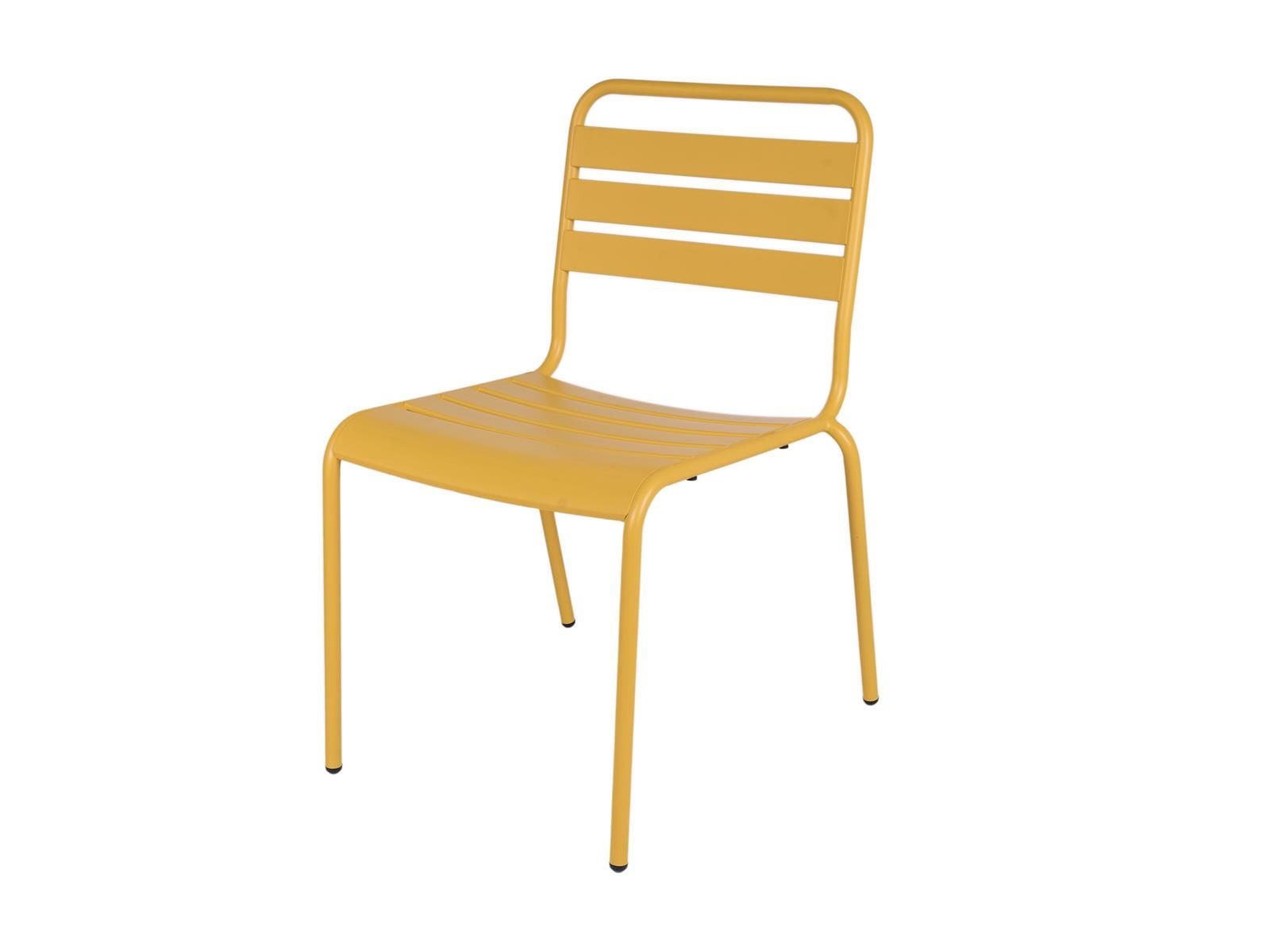 MaximaVida Max ockergelb Metall Gartenstuhle