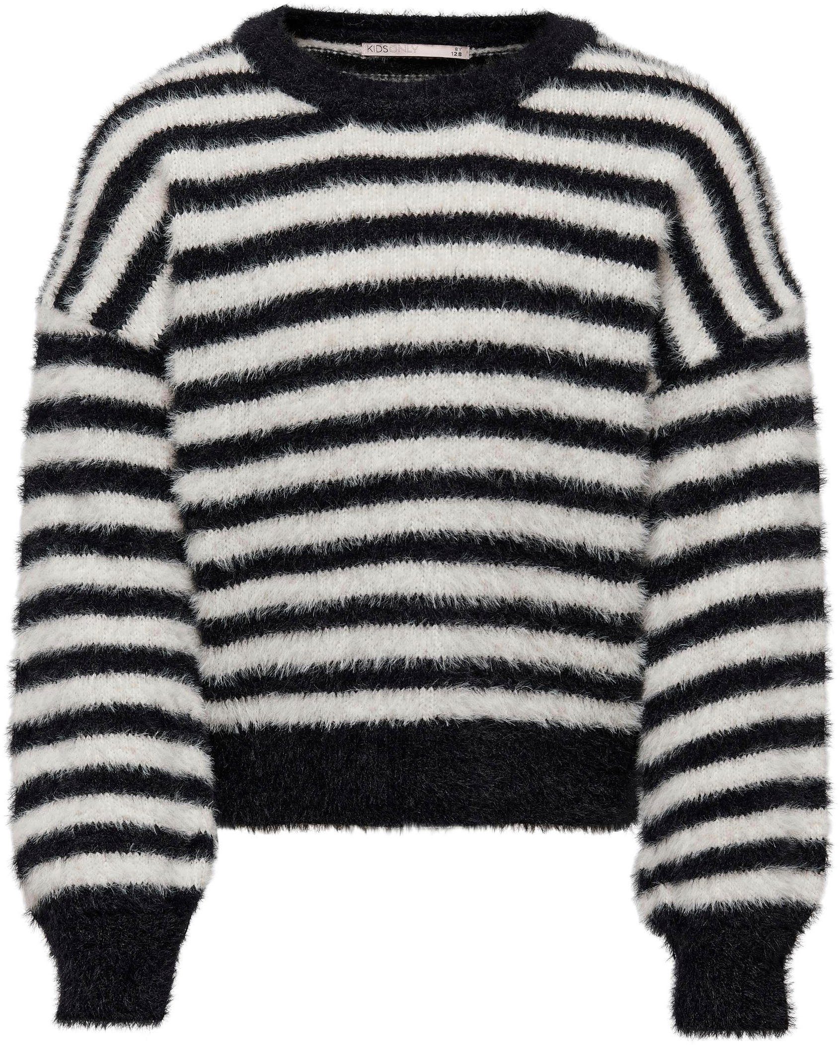 KIDS ONLY Rundhalspullover KOGNEWPIUMO L/S PULLOVER CP KNT NOOS