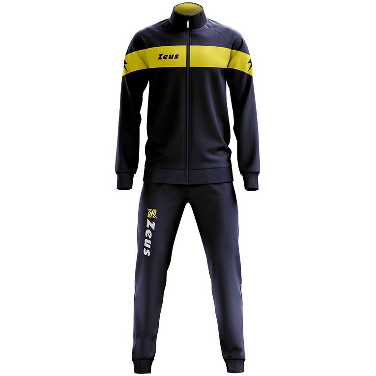 Zeus Apollo Fußball Set Teamwear Box 12-teilig Navy Gelb