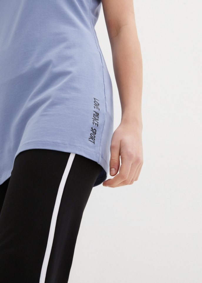 Sporttop mit Bio-Baumwolle, extralang (2er Pack)