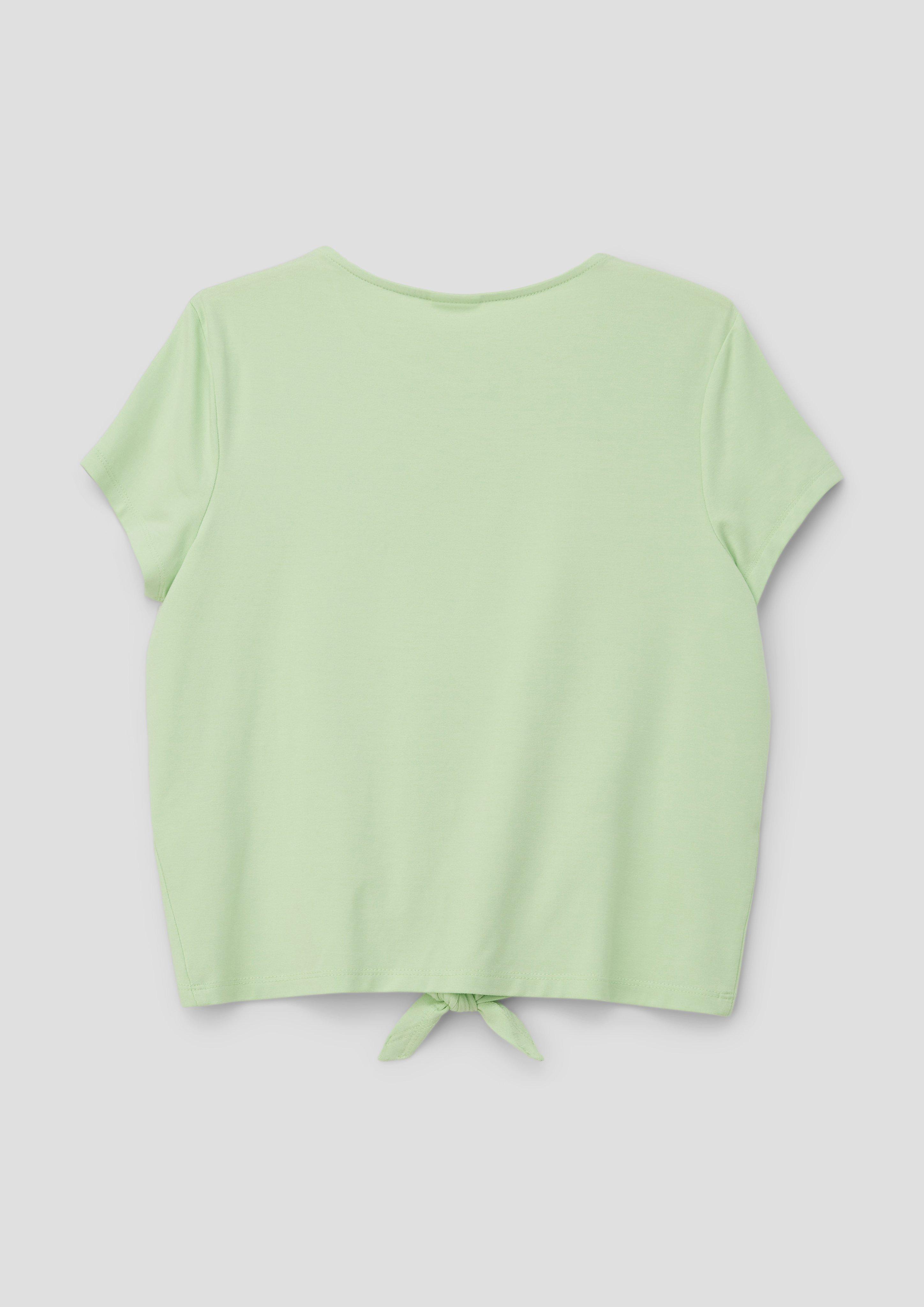 T-Shirt mit Knotendetail  2142424-7250