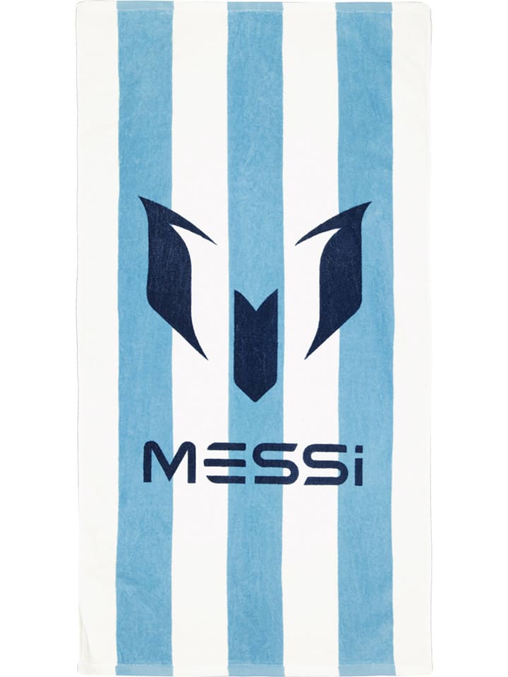 Messi Badetuch in Weiß/ Hellblau - (B)50 x (H)100 cm günstig kaufen onesize