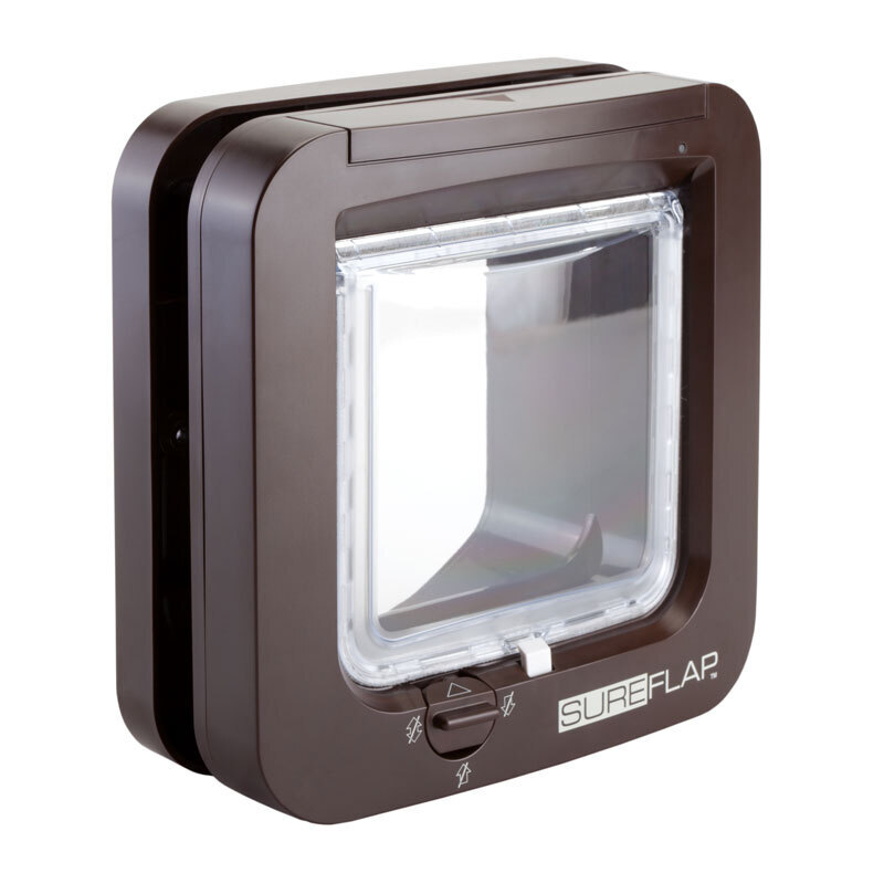 SureFlap Klappen & Türen SureFlap Mikrochipgesteuerte Katzenklappe braun