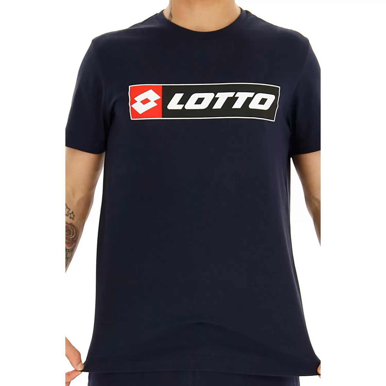 T-SHIRT LOGO JS MARINBLÅ