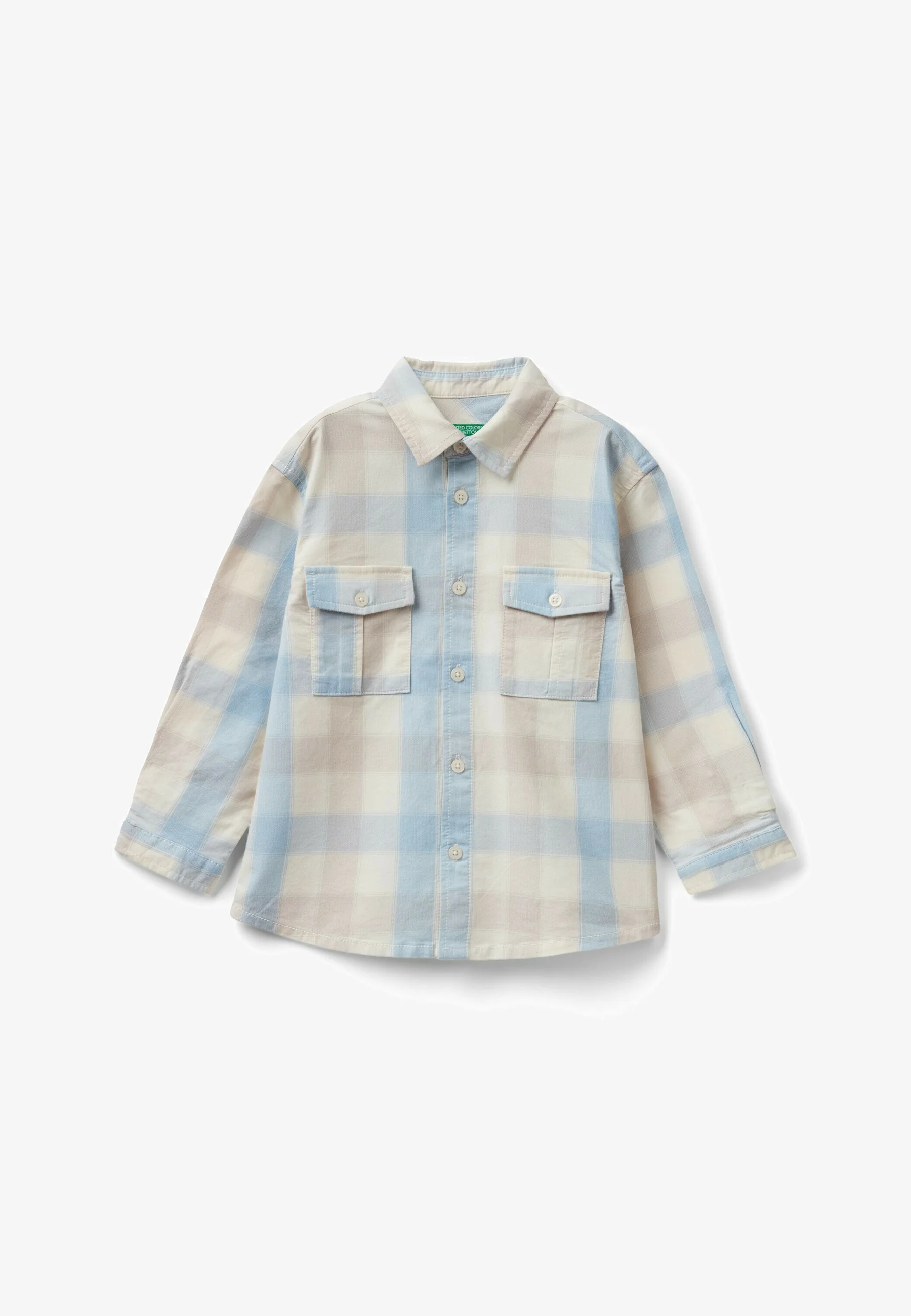 Camisa United Colors of Benetton CHECK IN STRETCH