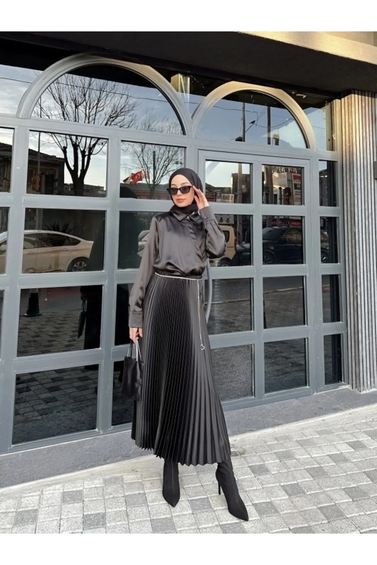 HENZA  Skirt - Schwarz - Lang