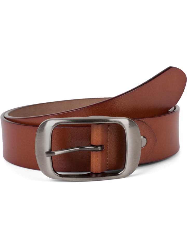 styleBREAKER Gürtel in Cognac günstig kaufen