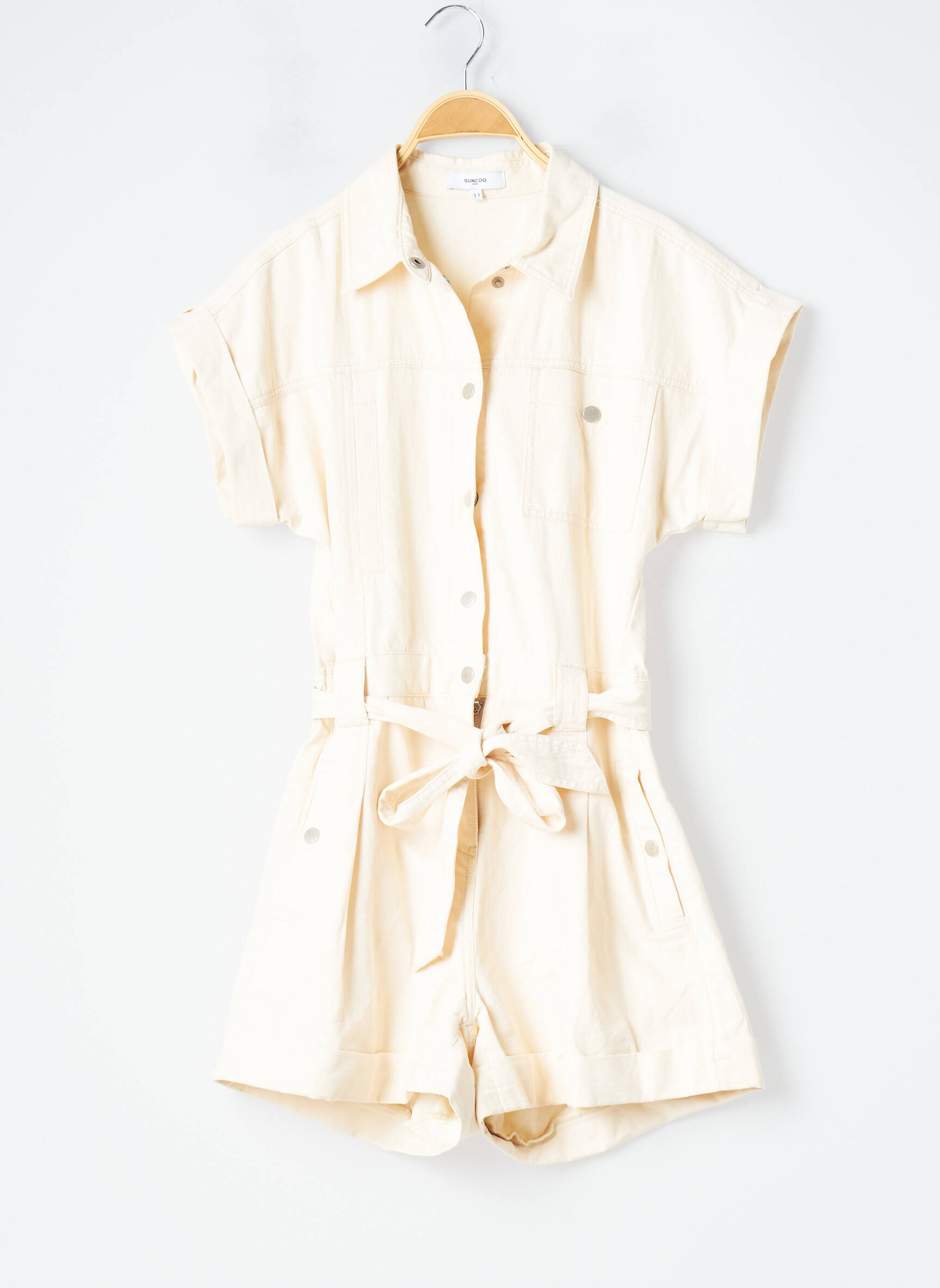 Suncoo Combi Shorts Femme couleur beige