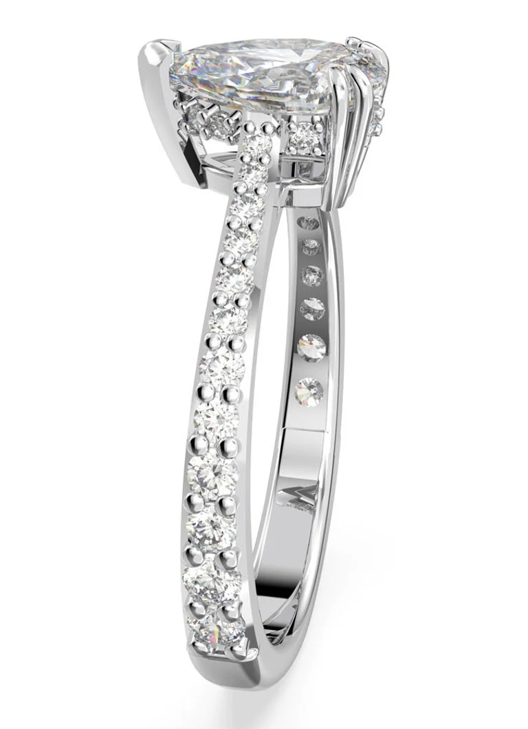 Inel Swarovski Millenia decorat cu cristale.