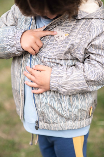 Regenjacke, hellbraun für Jungs