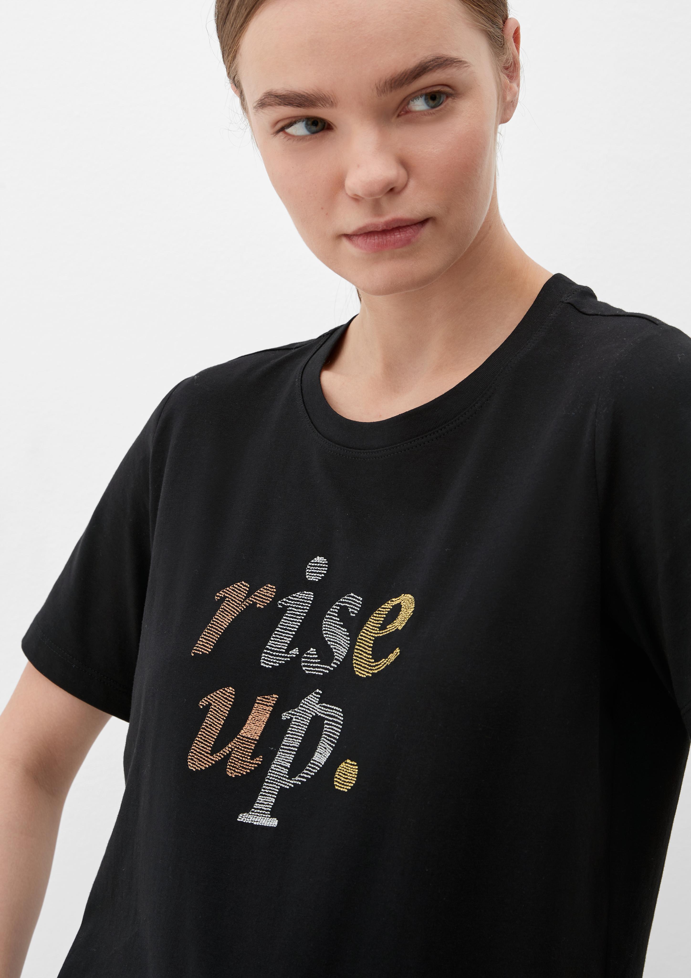 T-Shirt mit Frontprint  2130232-99D0