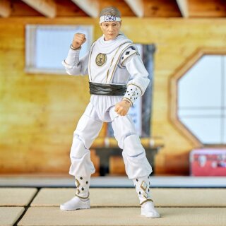 Power Rangers x Cobra Kai Ligtning Collection Actionfigur: Morphed Daniel LaRusso - White Crane Ranger