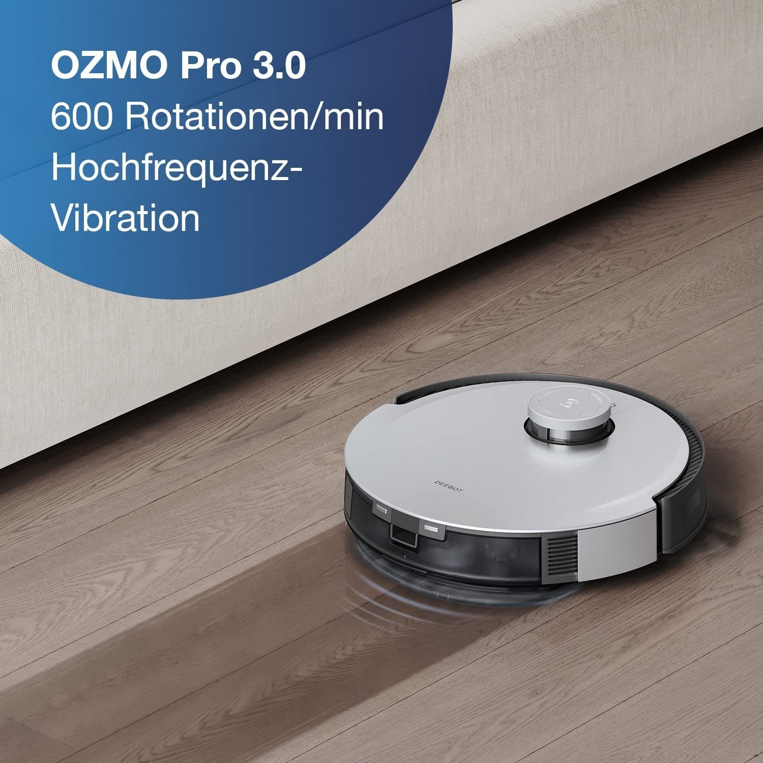 ECOVACS Nass-Trocken-Saugroboter DEEBOT X1 TURBO, mit Sprachassistent
