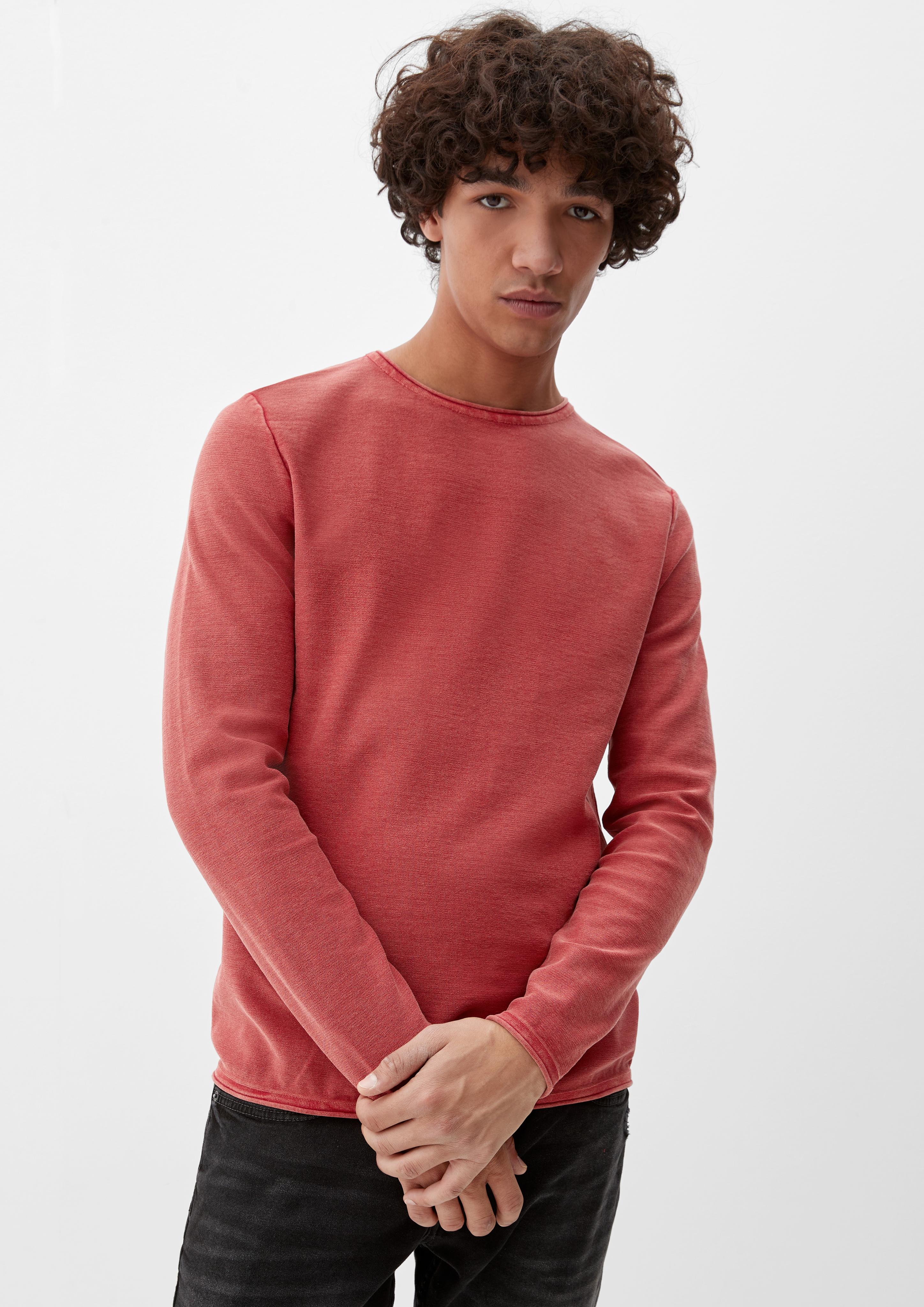 Feinstrickpulli mit Rollsäumen  2118674-3640
