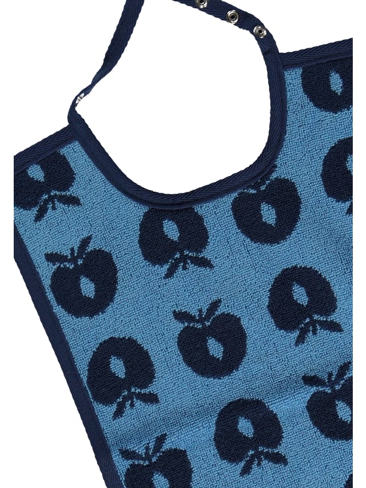 Småfolk Lätzchen 2 Packungen große Lätzchen mit Äpfeln in blue günstig kaufen onesize