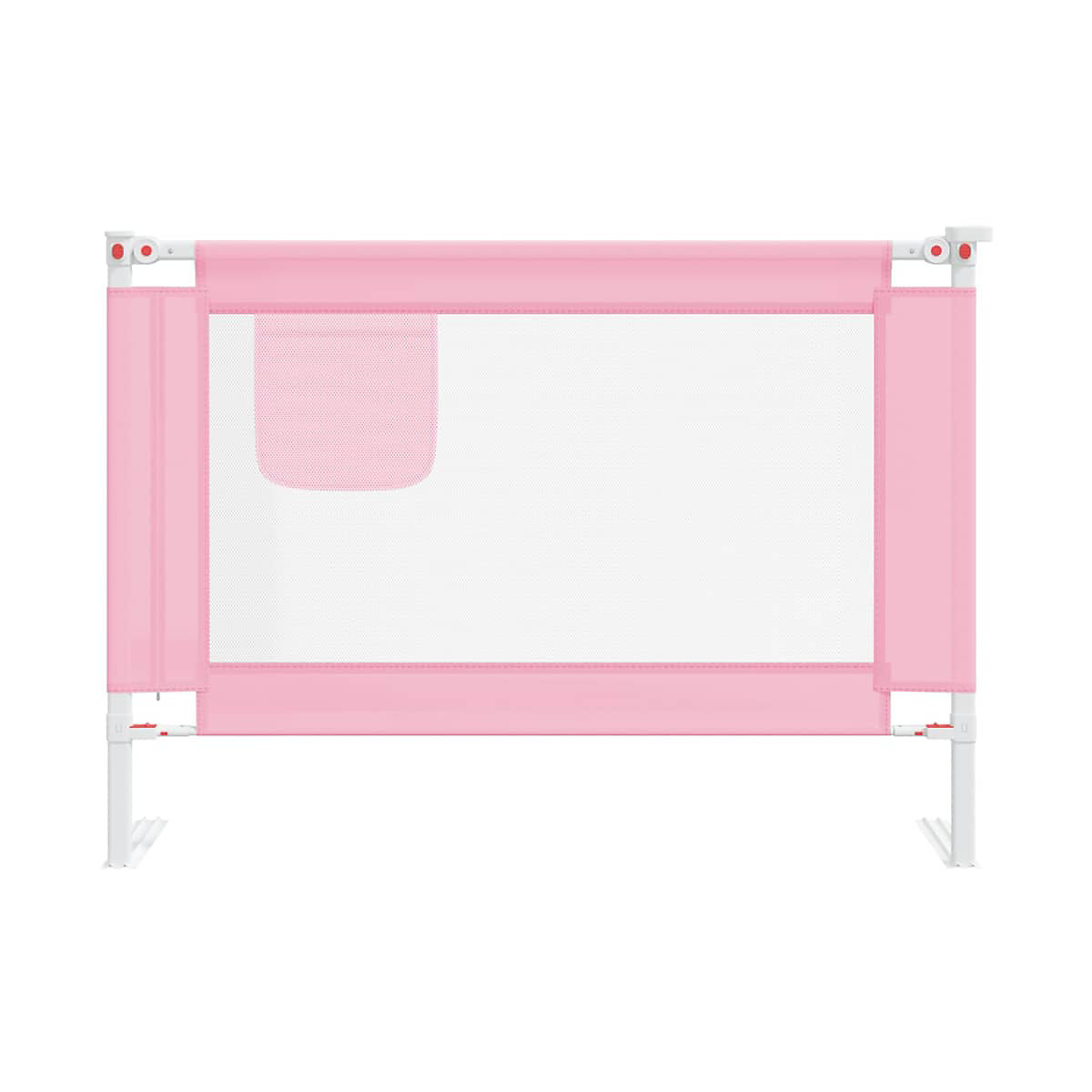 Kleinkind-Bettschutzgitter Rosa 90x25 cm Stoff