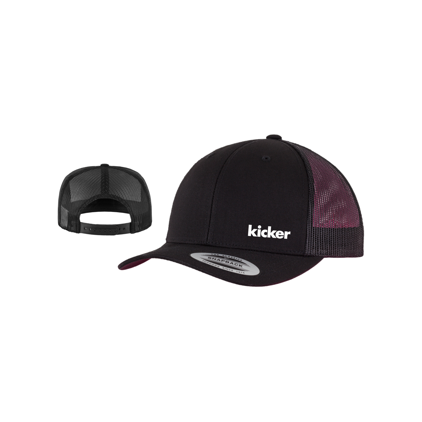 kicker Classic Trucker Cap Schwarz