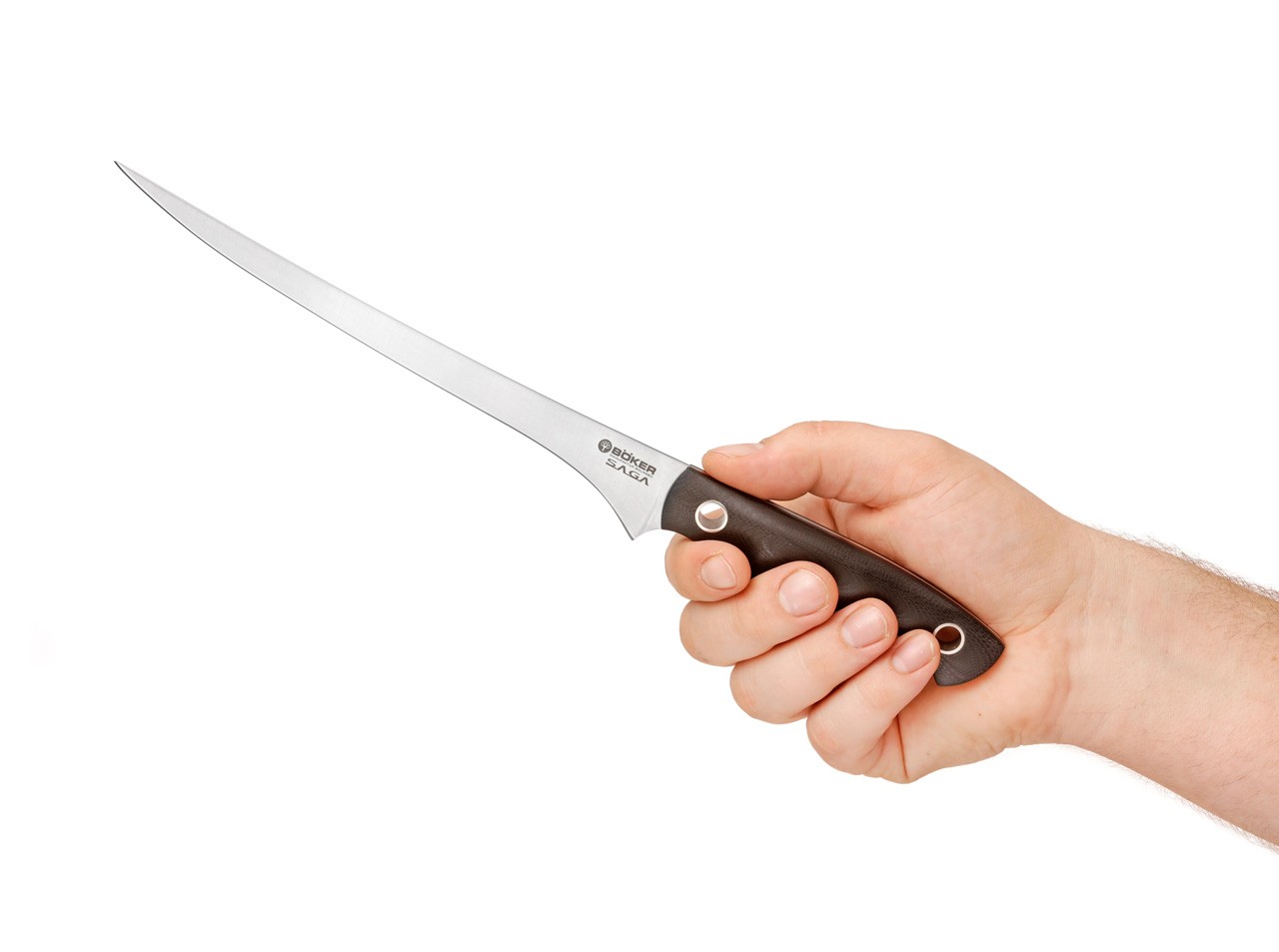 Saga Filetiermesser G10 Satin