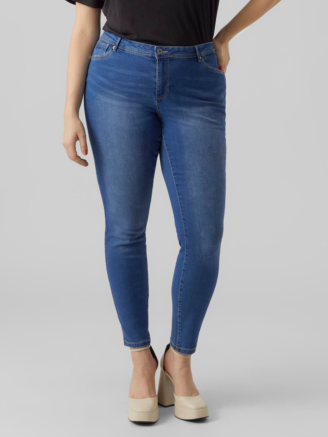 VMCFANYA Mid Rise Slim Fit Jeans