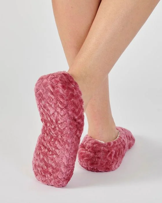 Chaussons d'intérieur moelleux maille Thermolactyl