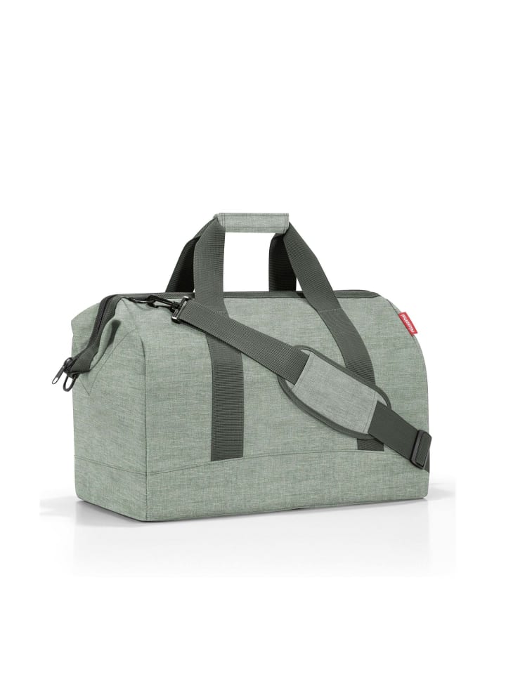 Reisenthel travelling allrounder L - Reisetasche 48 cm (glossy dots black) in twist sage günstig kaufen onesize