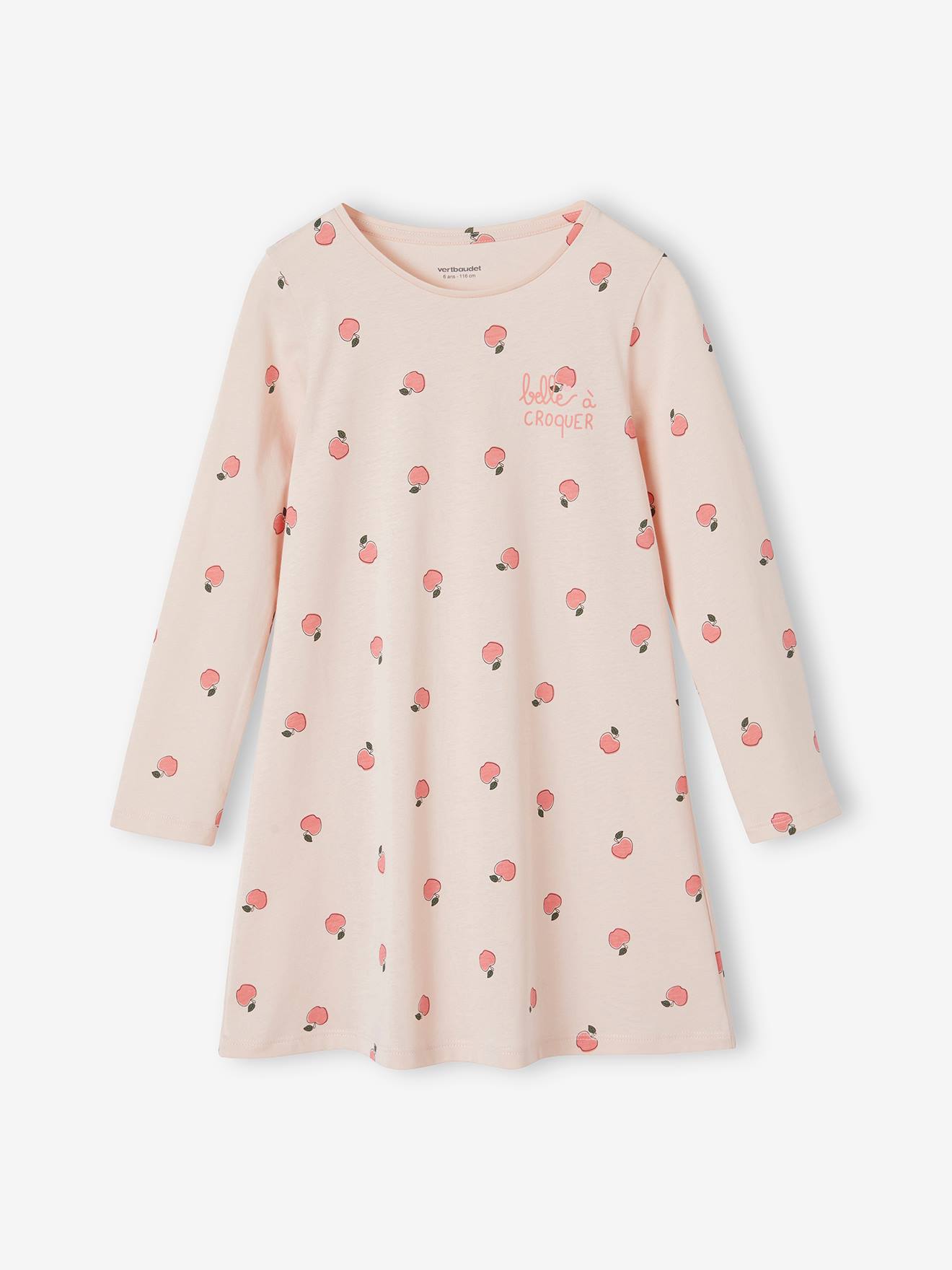 Vertbaudet 2er-Pack Mädchen Nachthemden & Leggings BASICS Oeko-Tex - rosa