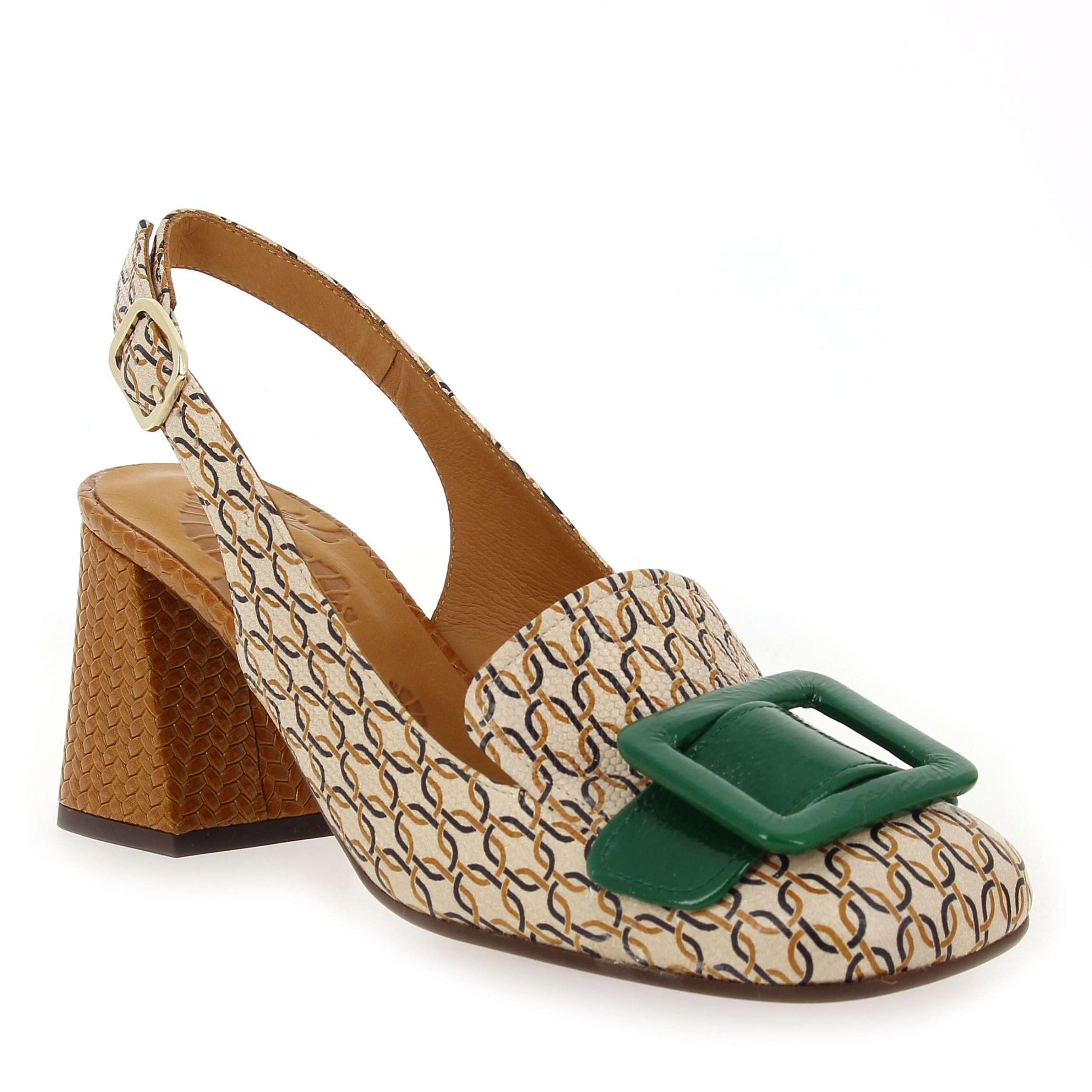 Chie Mihara  SUZAN - Beige Vert