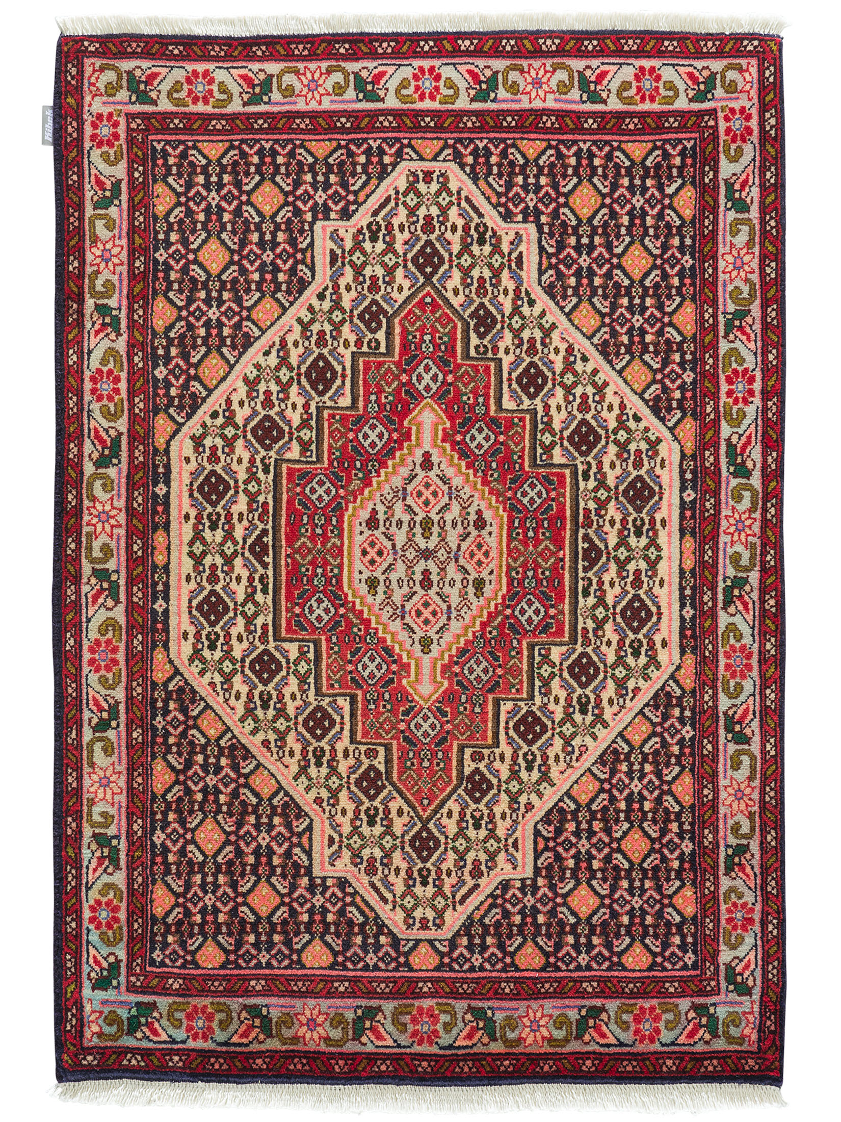 Senneh ca. 75 x 108 cm, Unikat / Einzelstück