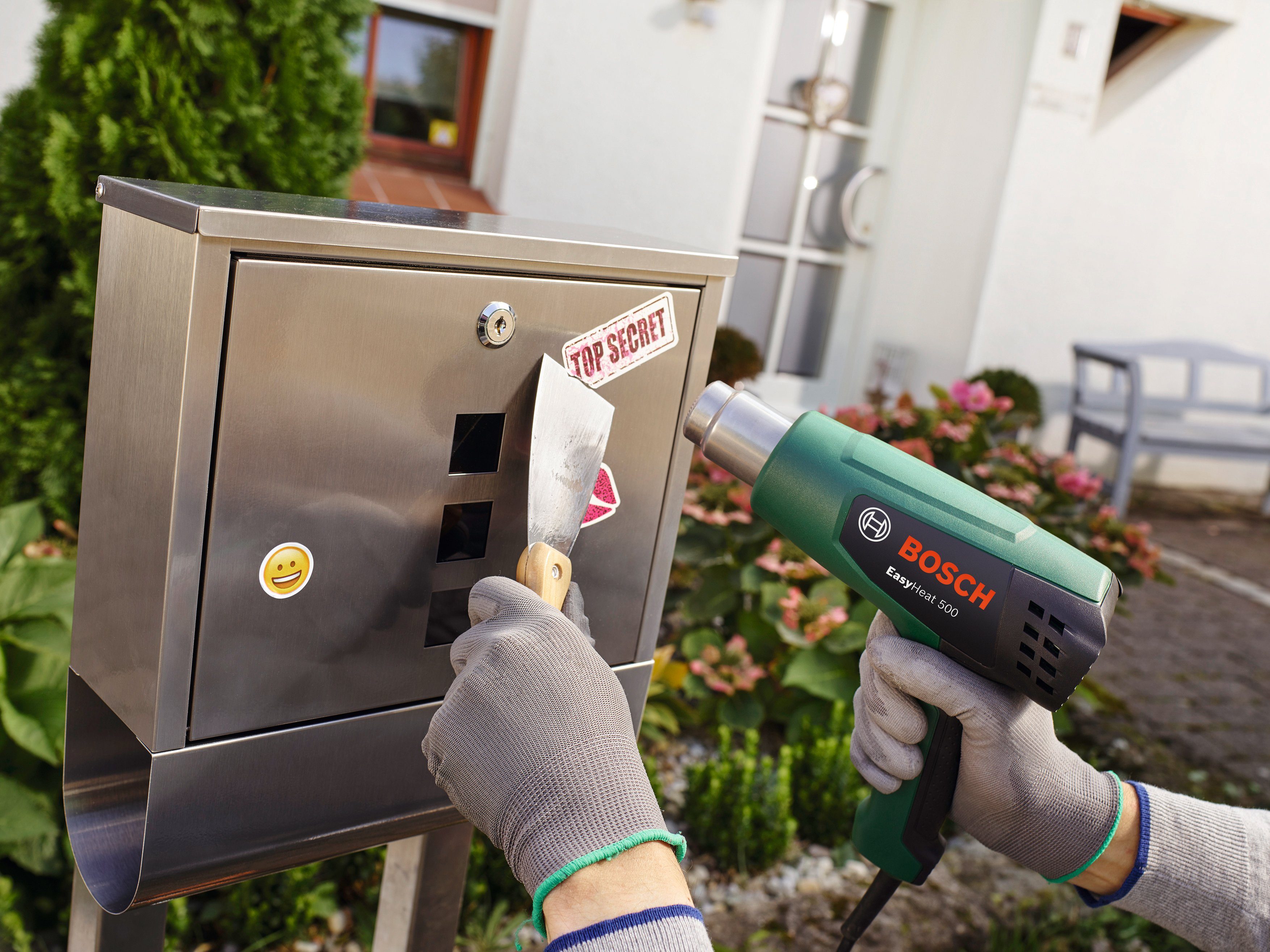 Bosch Home & Garden Heißluftgebläse EasyHeat 500, 1600 in W, bis max. 500 °C