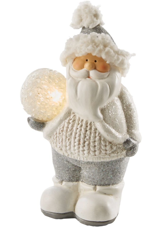 LED-Deko-Figur im Weihnachtsmann-Design