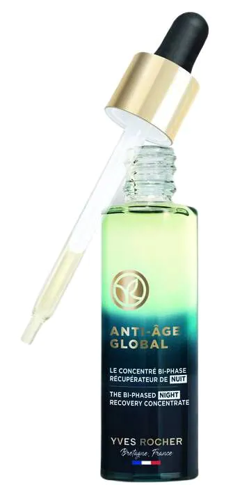 Yves Rocher Anti-Age Global dvofazni noćni koncentrat za obnavljanje kože