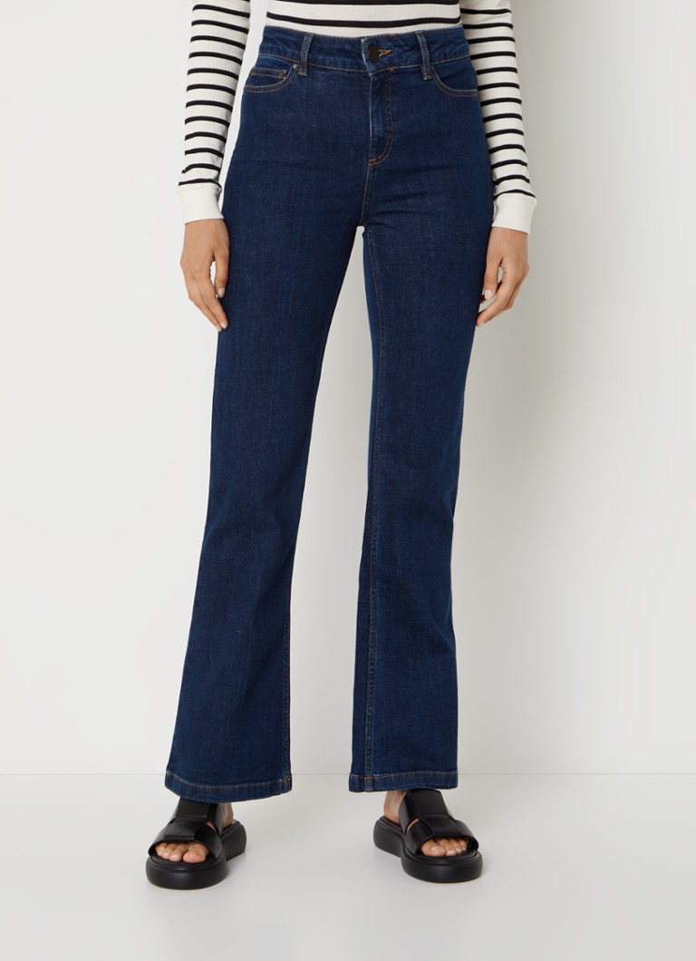 Jeans a zampa d'elefante a vita alta Gerard Darel Elyor, lavaggio scuro