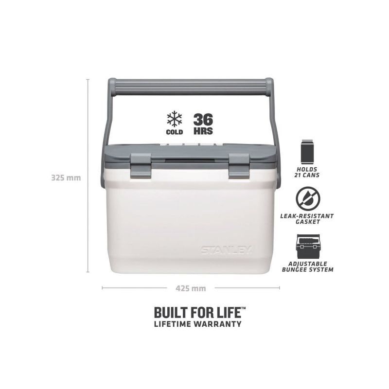 Camping Kühlschrank\/Eisbox, Stanley Adventure Easy Carry Outdoor Cooler 16qt \/15.1l Polar
