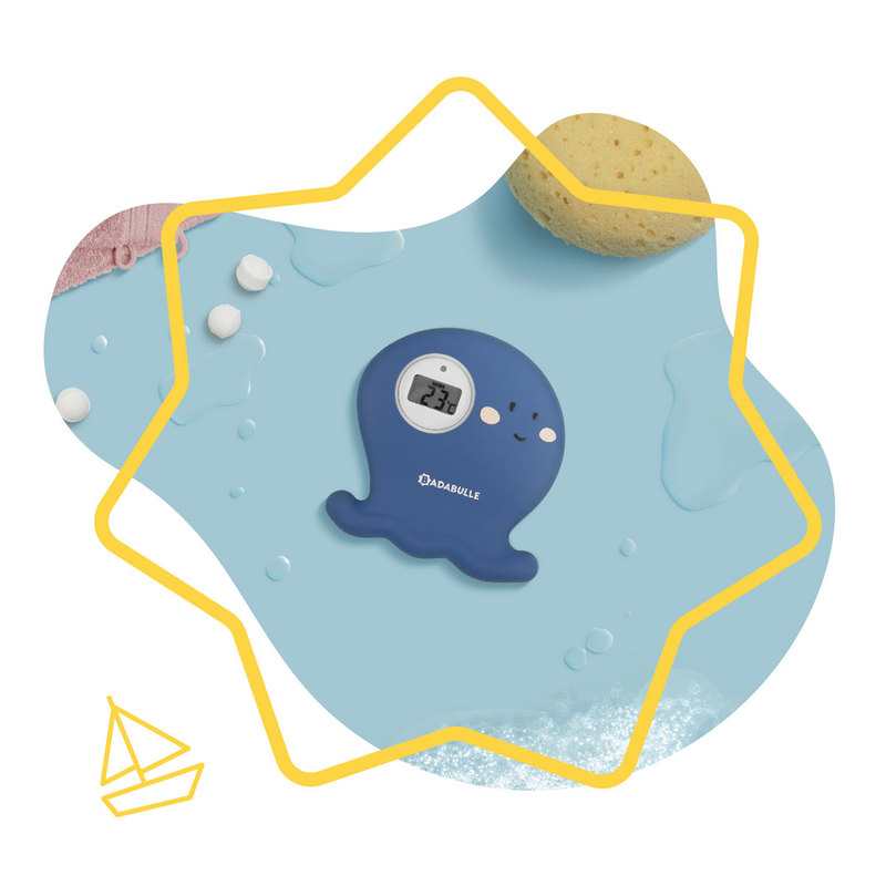 Thermomètre de bain digital pieuvre Badabulle