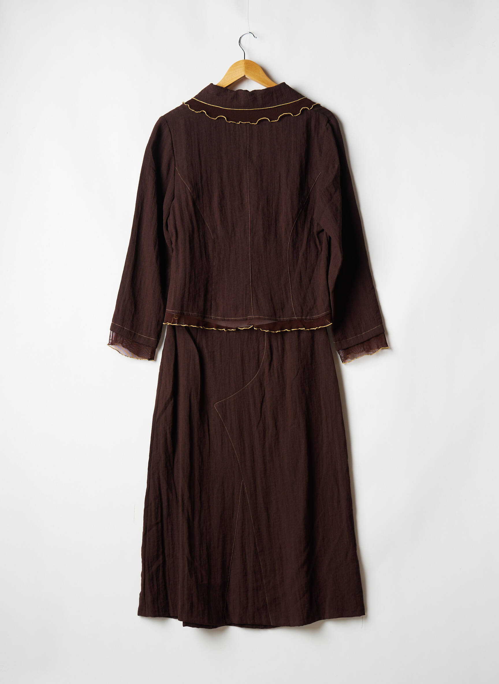 Jean Delfin Ensembles Jupe Femme couleur marron