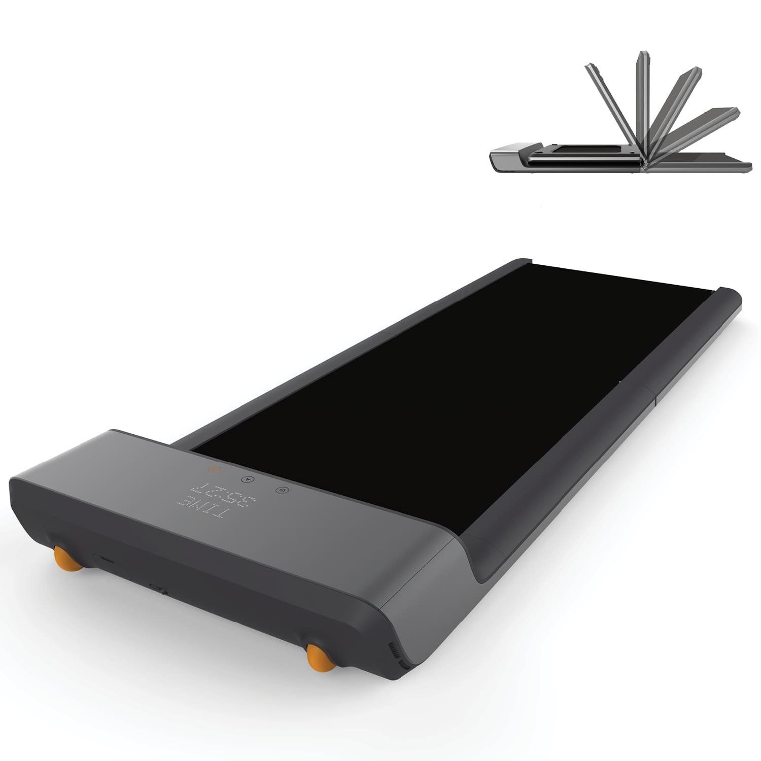 Skandika Laufband Walkingpad, Laufband bis 6km/h, klappbar, Fernbedienung, Adaptive Speedcontrol