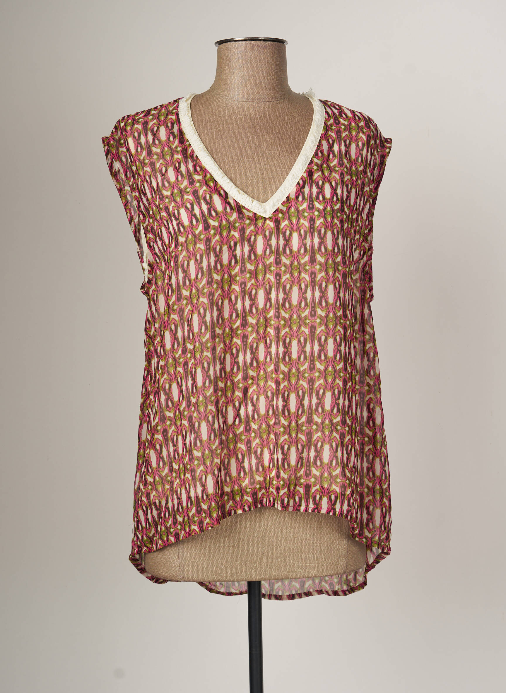 Areline Tuniquemanchecourte Femme couleur rose