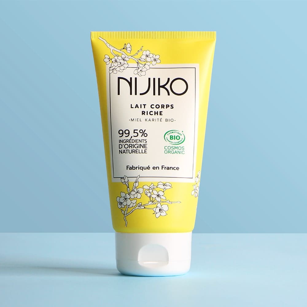nijiko Lait Corps Bio Nourrissant Miel & Karité Crème et lait hydratants