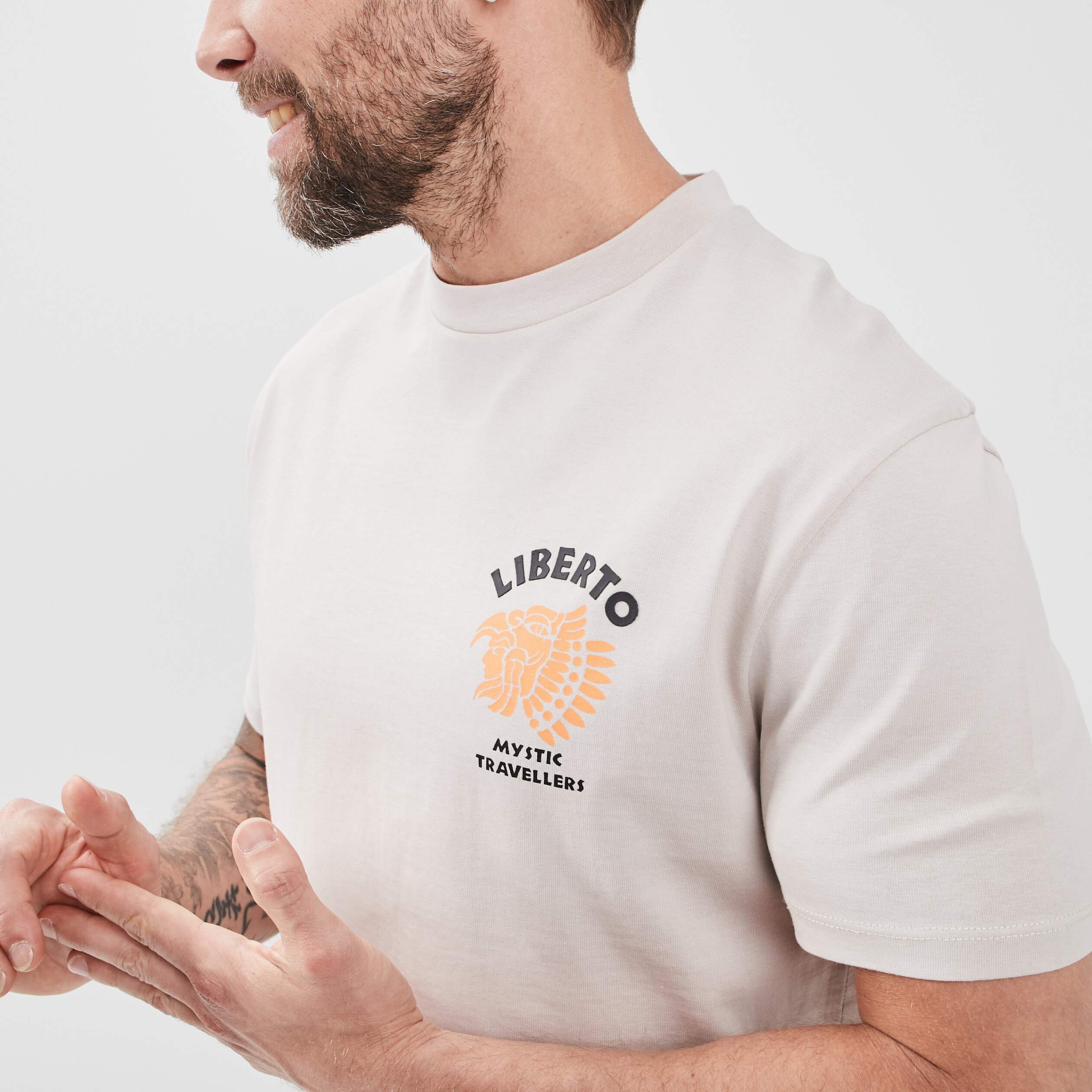 T-shirt Liberto sable homme | La Halle