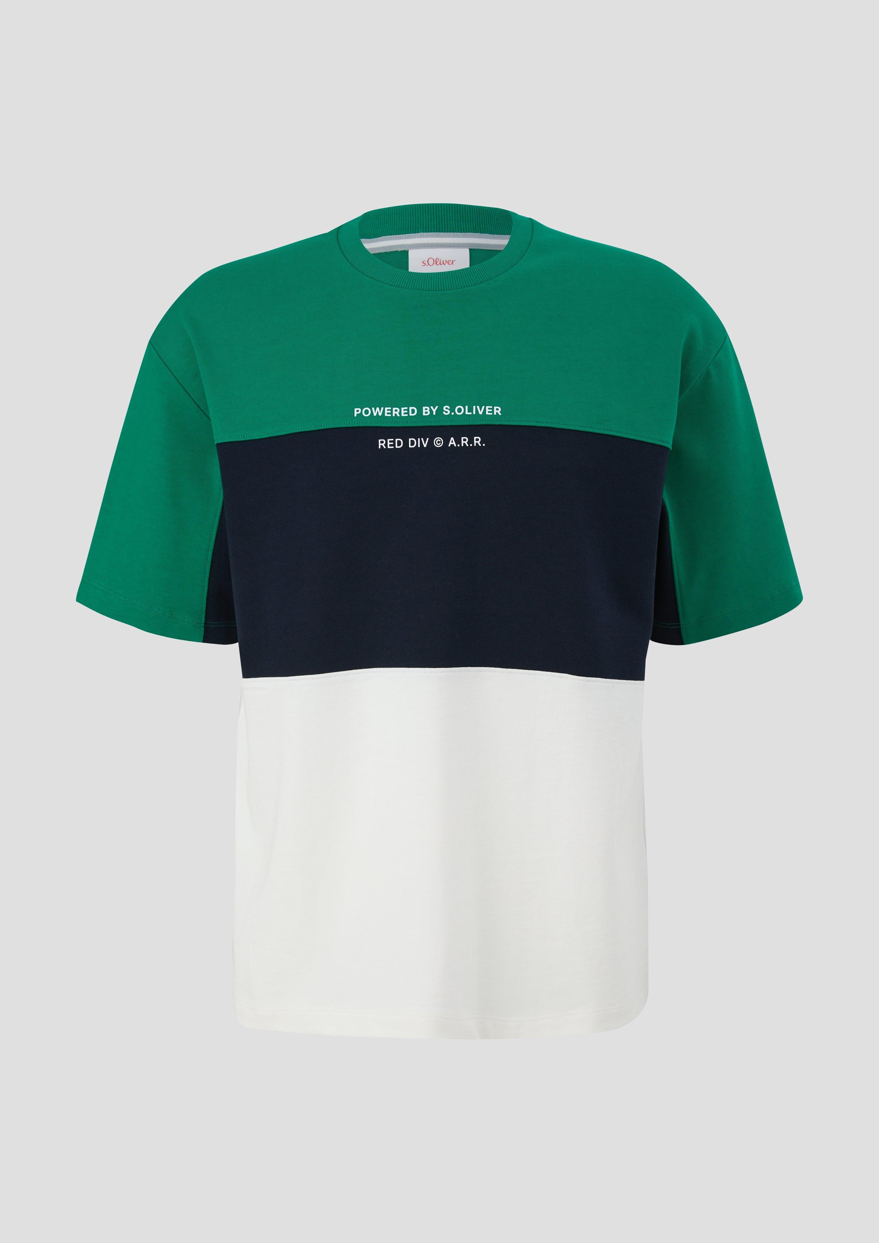 Baumwollshirt im Colour Blocking-Style  2141477-76G1