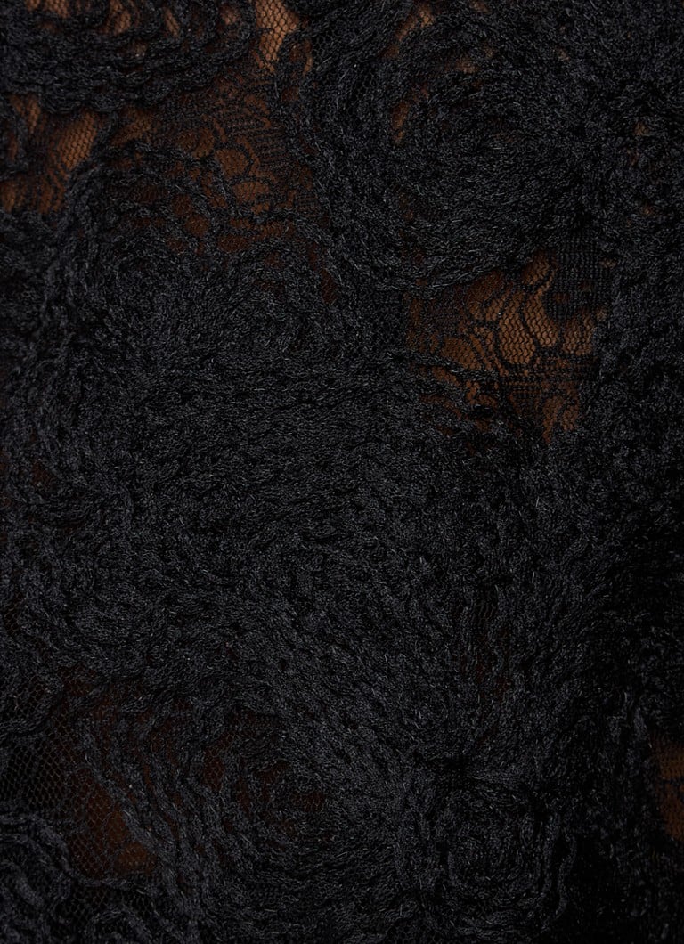 Aaiko Noelle halbtransparente strukturierte Bluse