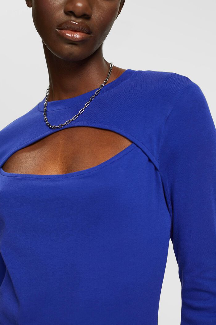 Longsleeve mit Cut-out-Detail