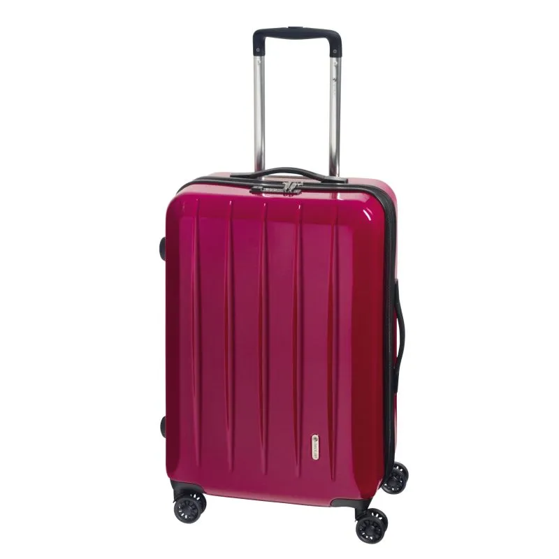 Check.IN 3-tlg. Kofferset LONDON 2.0 mit 4 Rollen - beere