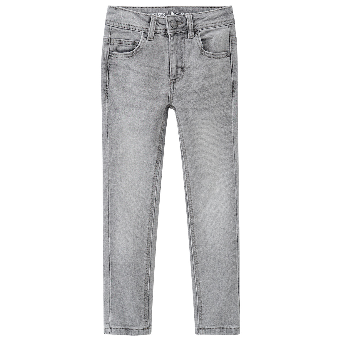 Jungen Skinny-Jeans mit Used-Waschung