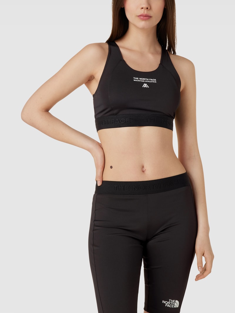 Multifunktions-BH mit Logo-Print in schwarz