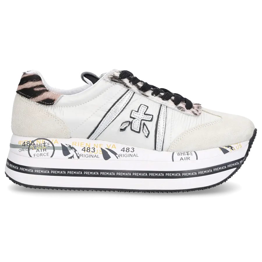 Premiata - Sneaker low BETH Veloursleder - weiß