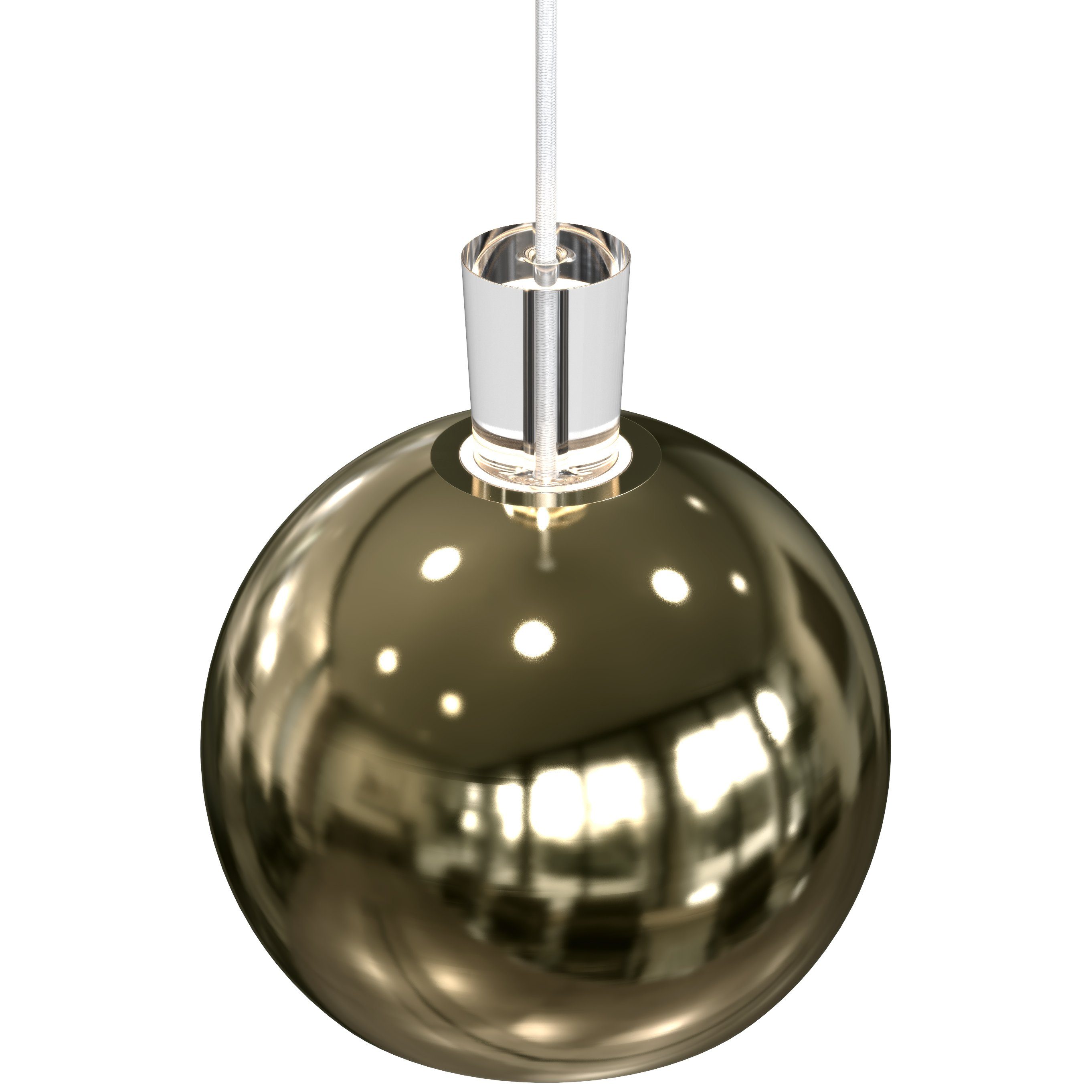 Nordlux Pendelleuchte Designer Hängeleuchte Shape I Messing Acryl E27, ohne Leuchtmittel, Deckenbeleuchtung